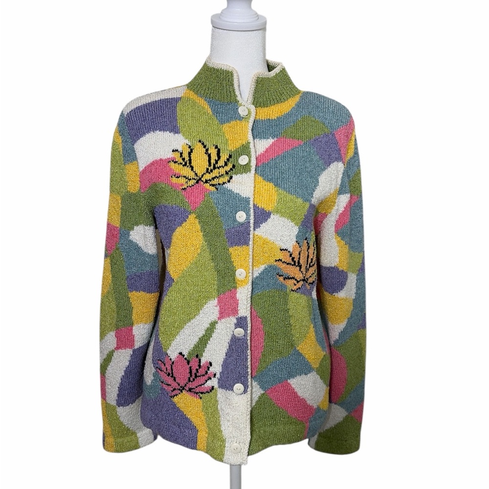 Vintage Button-Up Cardigan